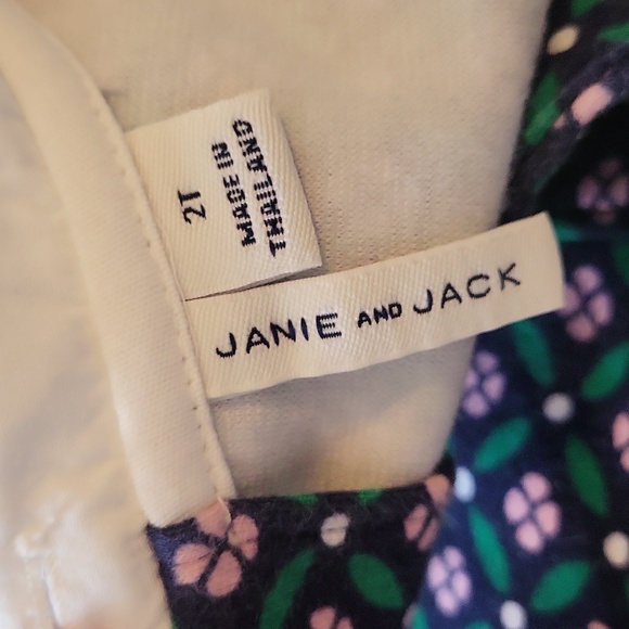 Janie and Jack Navy and White Kids One Piece - Picture 4 of 4